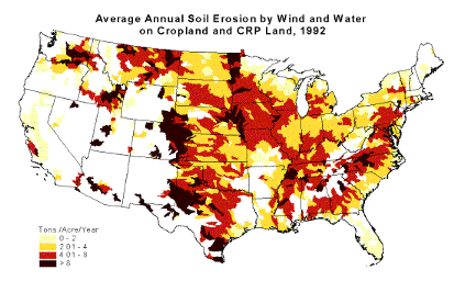 Average Annual Soil Erosion