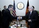 Secy Gutierrez meets with the Afghan Minister