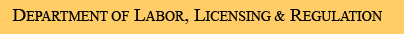 Maryland Department of Labor, Licensing and Regulation