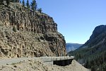 Photograph of the Huckleberry Ridge Tuff at Golden Gate, Yellowstone National Park, Wyoming