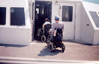 Figure 3-2 Access Through the Passenger Cabin Bow Doors