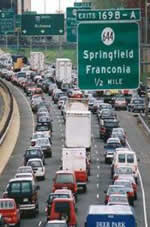 An image of a congested freeway.