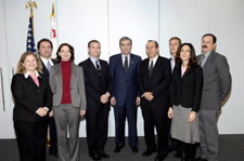 Secretary Gutierrez is pictured at the United States Patent and Trademark Office with intellectual property attaches.