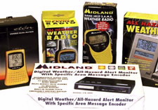 Photo of NOAA Weather Radio All Hazards. Click here for larger photo.