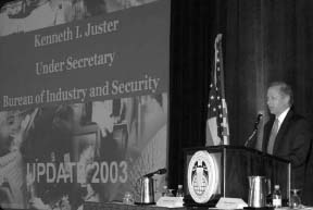 Under Secretary Kenneth I. Juster addresses the Bureau of Industry and Security's Annual Update Conference on Export Controls and Policy.