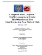 CAD-TMC Field Operations Test Report - State of Utah Final Report