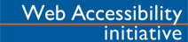 Logo for Web Accessibility Initiative (WAI)