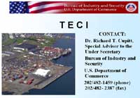 Closing TECI slide with contact information