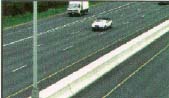photo of New Jersey shaped concreted barriers