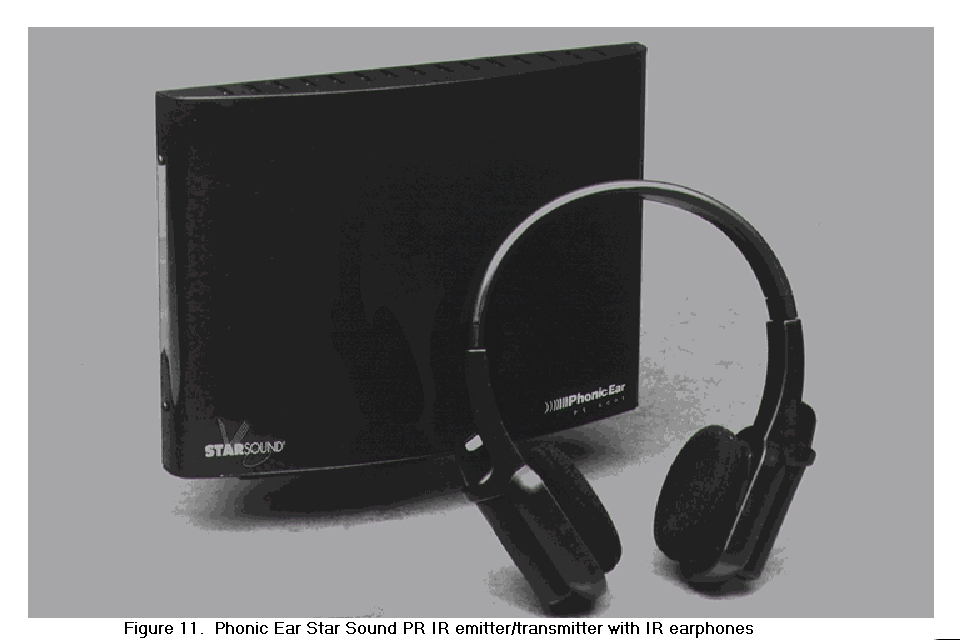 Figure 11 Photo of Phonic Ear Star Sound PR IR emitter/transmitter with IR earphones