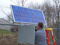 Image: Solar panel installation