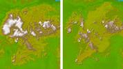 Guiana Highlands, Shaded Relief and Colored Height