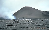 South flank of Pu`u`O`o cone before collapse events in January 1997