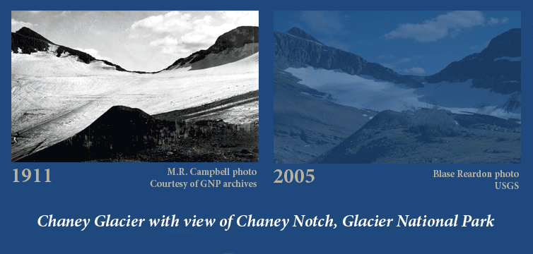 Chaney Glacier from Chaney Notch animation