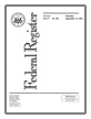 Cover of the Federal Register.