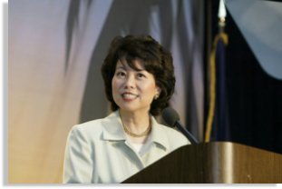  Secretary Chao speaking at the Tampa Summit.