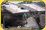 Photo of Minnesota bridge collapse.