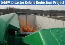 Disaster Debris Reduction Project burner