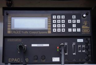 Eagle EPAC300 Controller Showing Keypad for Entering Information and Wiring Connections.