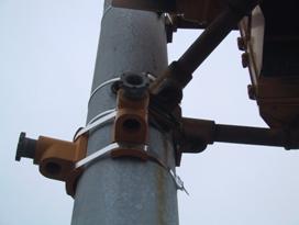 Two Mallory devices installed on a pole in Nashville, TN.