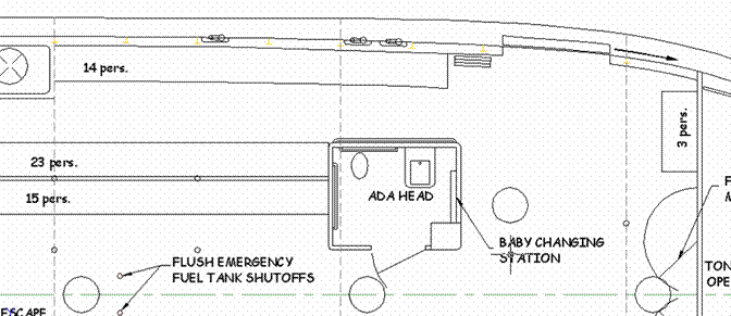 Figure 2 - Plan view of door configurations