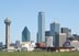 Dallas skyline on a clear day