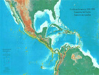 Thumbnail of Caribbean Earthquakes Map and link to larger JPG image