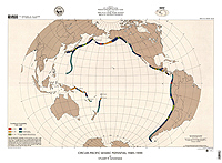 Thumbnail of Circum-Pacific Seismic Potential 1989-1999 Map and link to larger PDF image