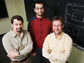 Physics professor Paul Goldbart, right, with postdoctoral research associate Roman Barankov, left, and graduate student David Pekker have constructed a model that describes the avalanche-like, phase-slip cascades in the superflow of helium.