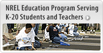 NREL Education Program Serving K-20 Students and Teachers