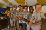 New Orleans, LA - AmeriCorps members serving at the Trinity Christian Community (New Orleans, LA).  More than 35,000 national service participants contributed more than 1.6 million hours of volunteer service during the first year of hurricane relief and recovery efforts along the Gulf Coast, according to a report released on August 25, 2006 by the Corporation for National and Community Service.