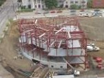 Exterior of Frank J. Battisti and Nathaniel R. Jones Federal Building and U. S. Courthouse Youngstown, Ohio during construction