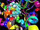 A protein-binding model of cytochrome P450, a heme enzyme responsible for drug metabolism.