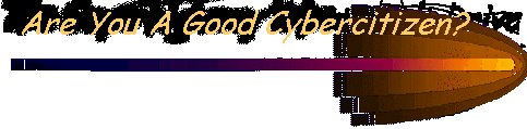 Are You a Good Cybercitizen?