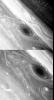 Large brown spot in Saturn's atmosphere