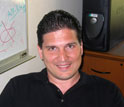 Photo of Ron Fedkiw, Associate Professor, Stanford University in the classroom.