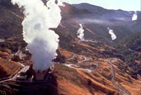 Photo of Geothermal Power Plant in California