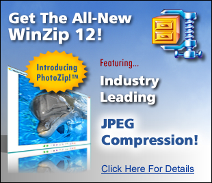 Get the All-New WinZip 12 featuring Industry Leading JPEG Compression