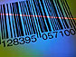 bar code being scanned