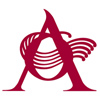 An artistic rendering of the letter A, from the Atlanta Opera logo