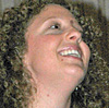 Facial shot of a female performer