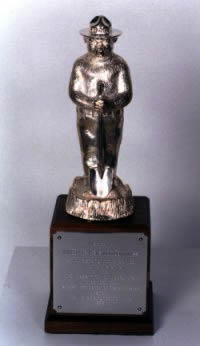 Picture of the Smokey Bear Award statue