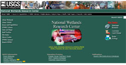 National Wetlands Research Center home page