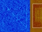 The new nanofountain probe produced these patterns; features are as thin as 40 nanometers