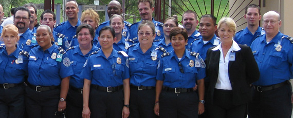Group of Transportation Security Officers