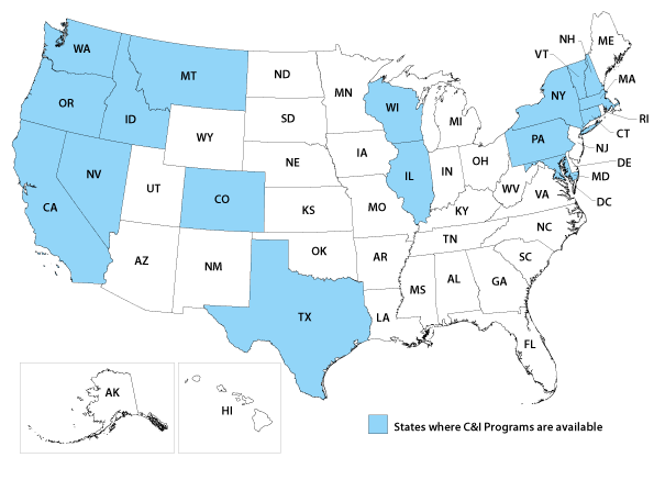 U.S. map