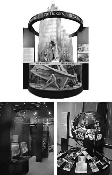 photos of museum exhibits