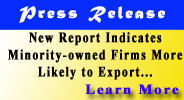 Press Release - Minority-Owned Firms More Likely to Export