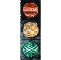 Photo of an LED traffic light.