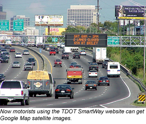  TDOT SmartWay Message Sign